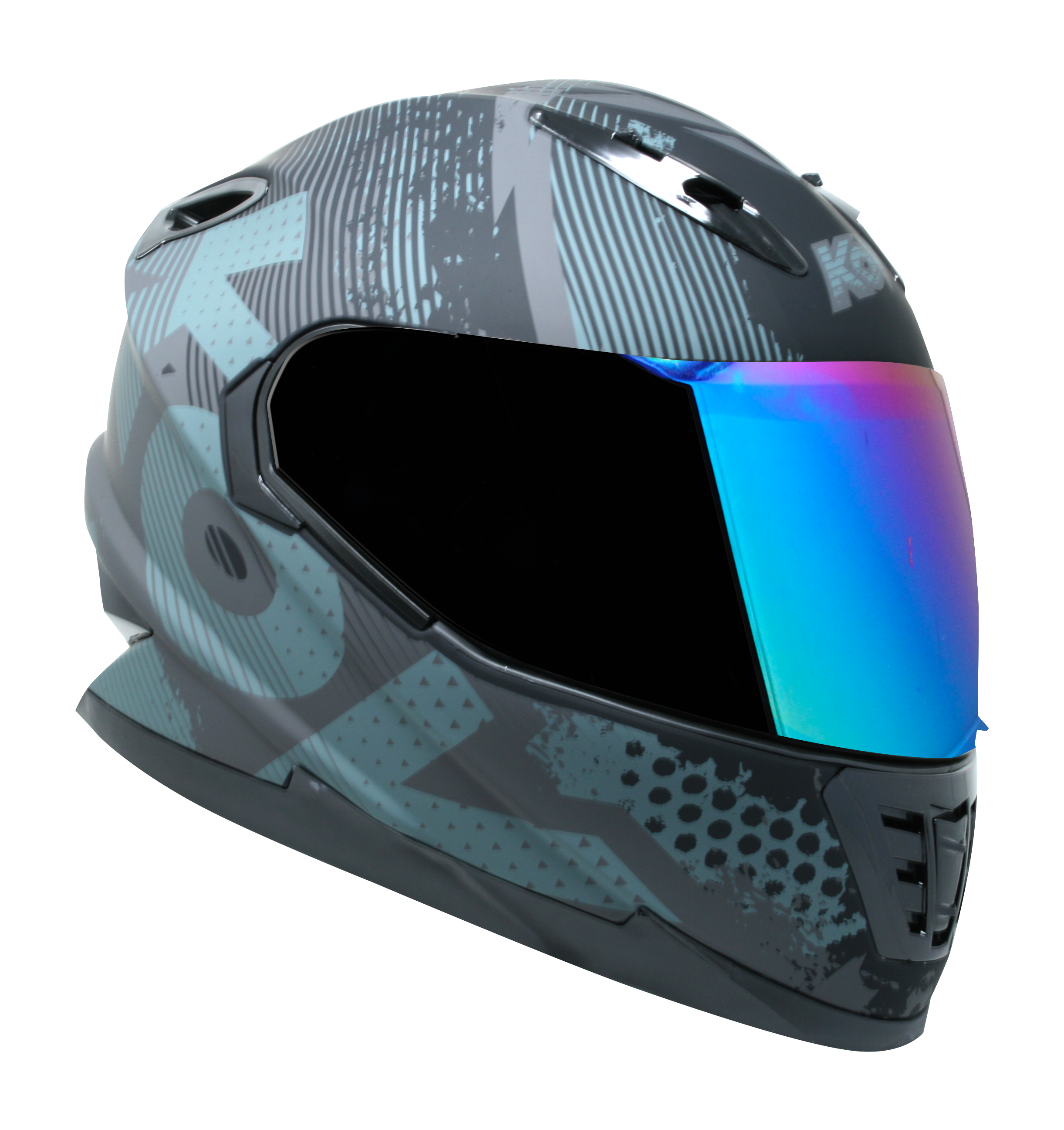 CASCO VENENO MATCH ONE NEGRO Cascos KOV + de motociclista