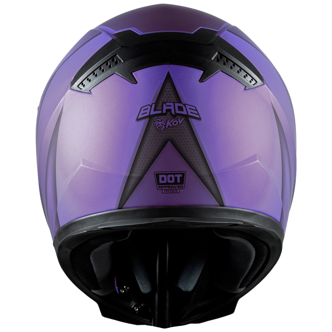 CASCO NOVAK BLADE MORADO Cascos KOV + de motociclista