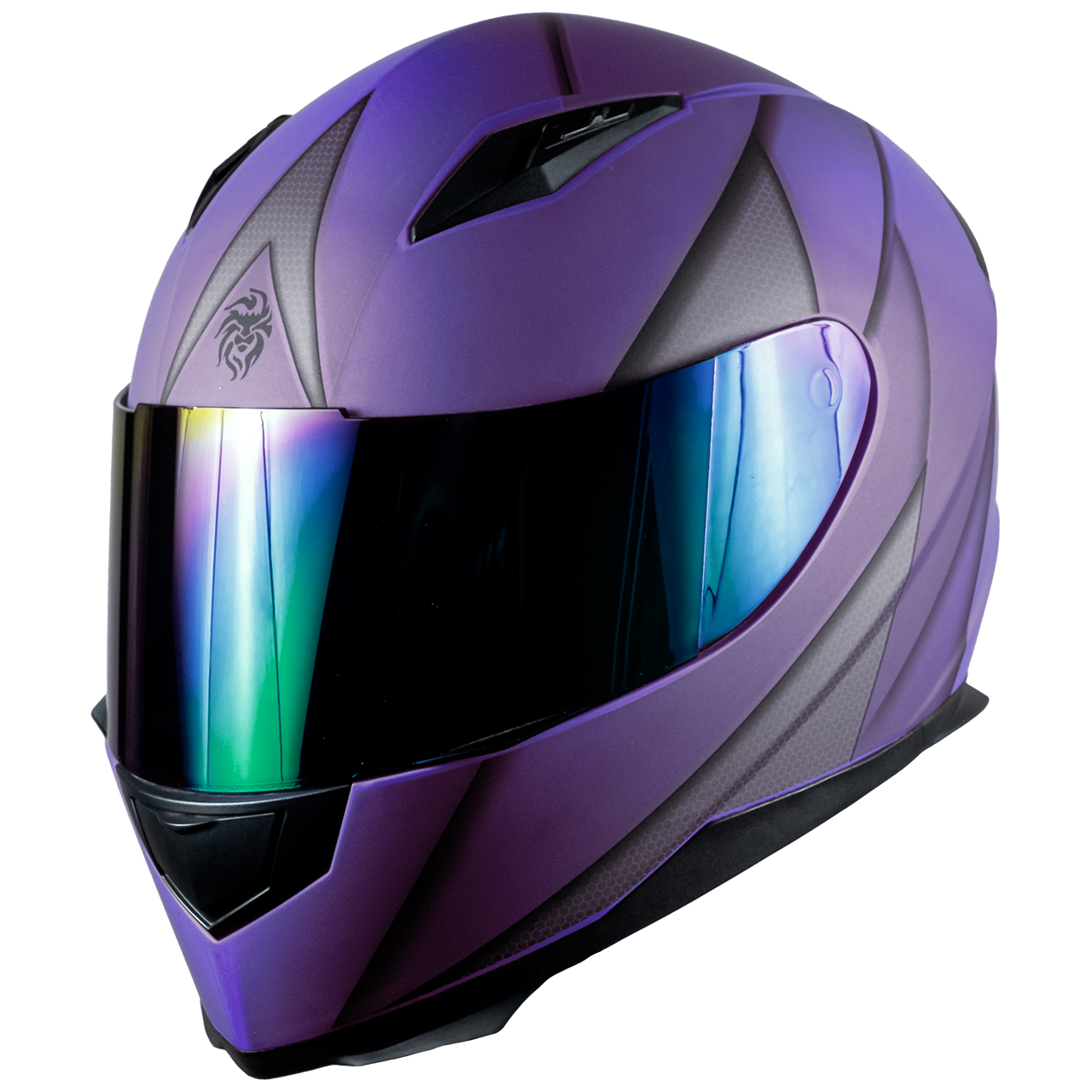 CASCO NOVAK BLADE MORADO Cascos KOV + de motociclista