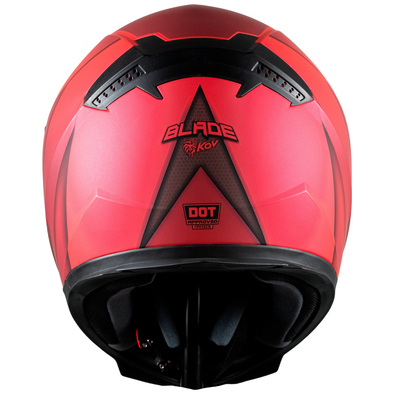 CASCO NOVAK BLADE ROJO Cascos KOV + de motociclista