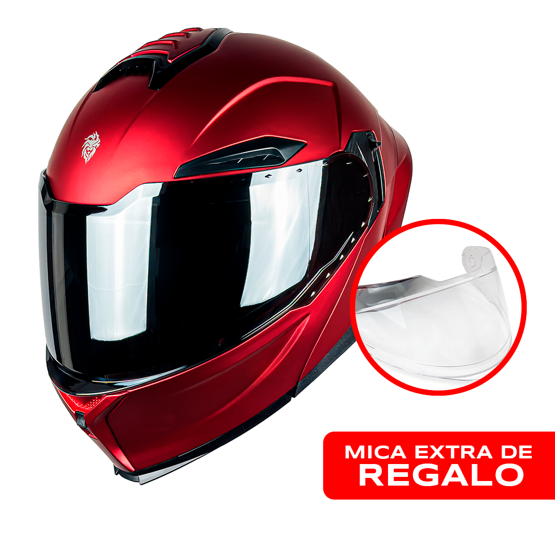 CASCO ORION ROJO Cascos KOV + de motociclista