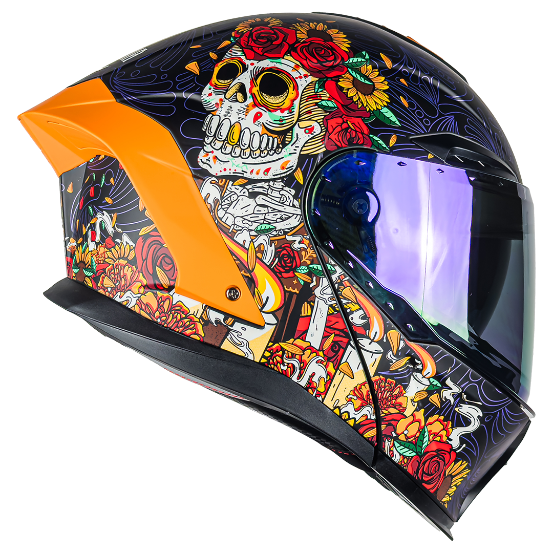 CASCO ORION CATRINA NARANJA Cascos KOV + de motociclista
