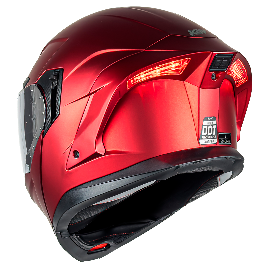 CASCO ORION ROJO Cascos KOV + de motociclista