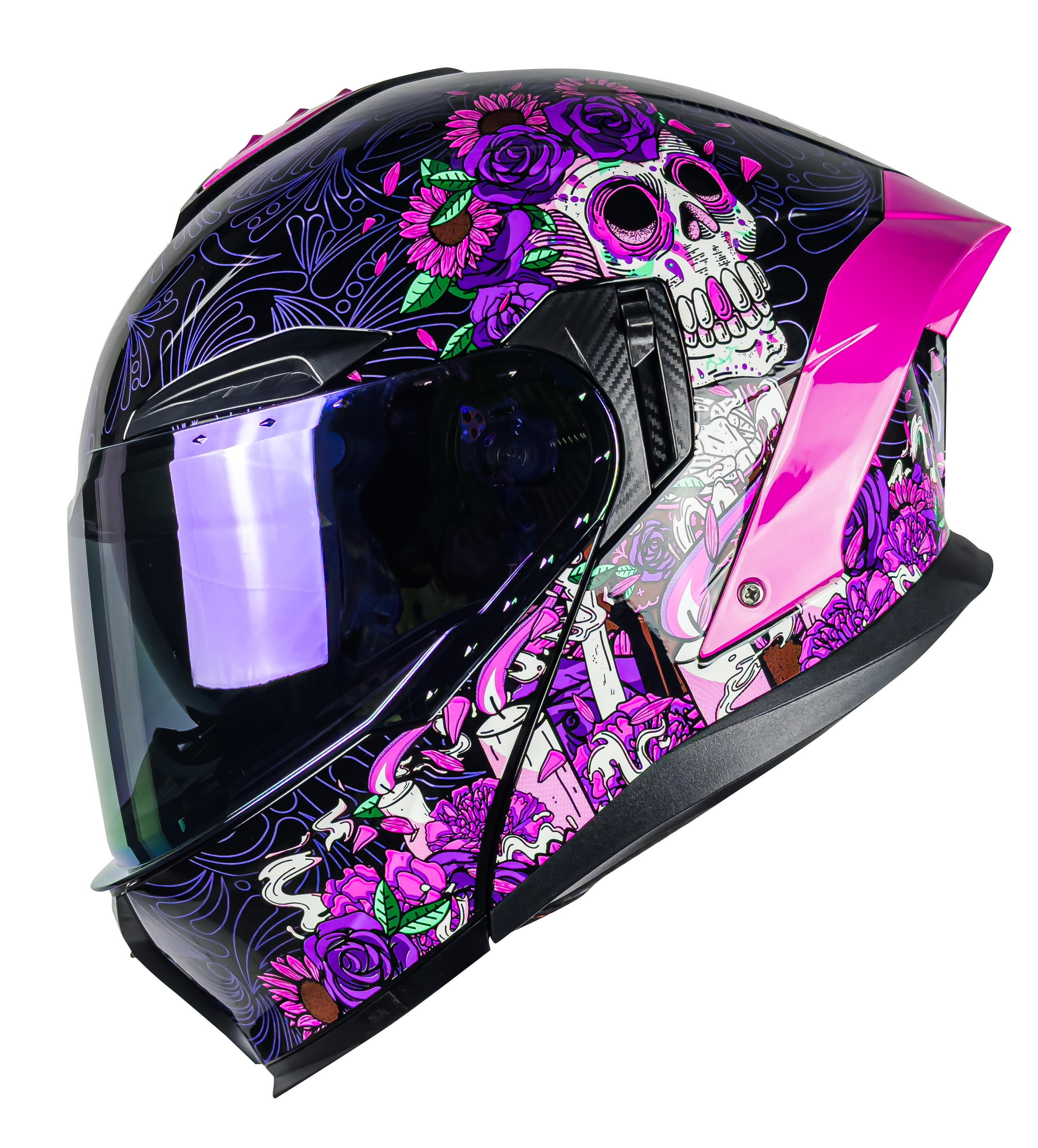 CASCO ORION CATRINA ROSA CON MICA DE REGALO Cascos KOV + de motociclista