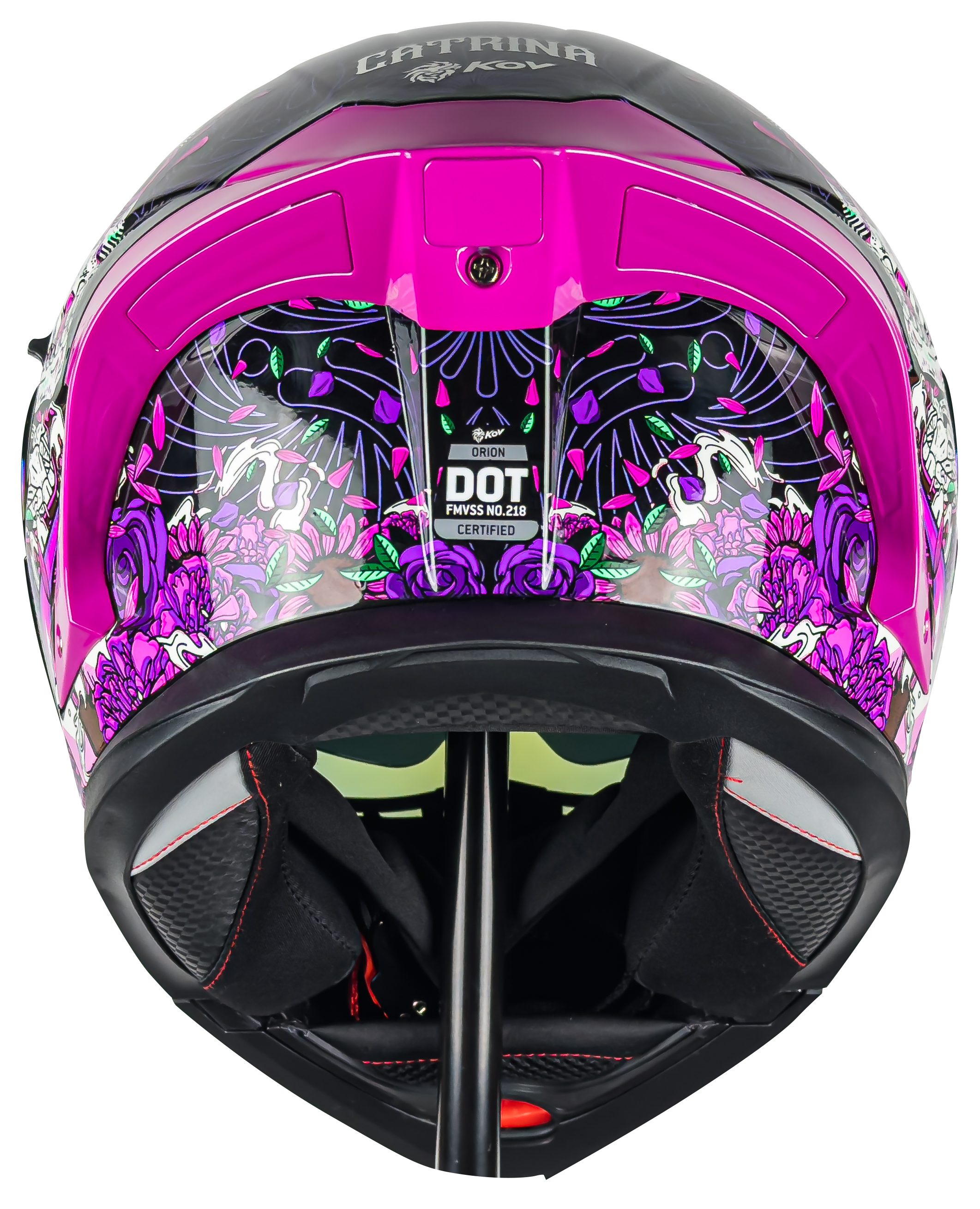 CASCO ORION CATRINA ROSA CON MICA DE REGALO Cascos KOV + de motociclista