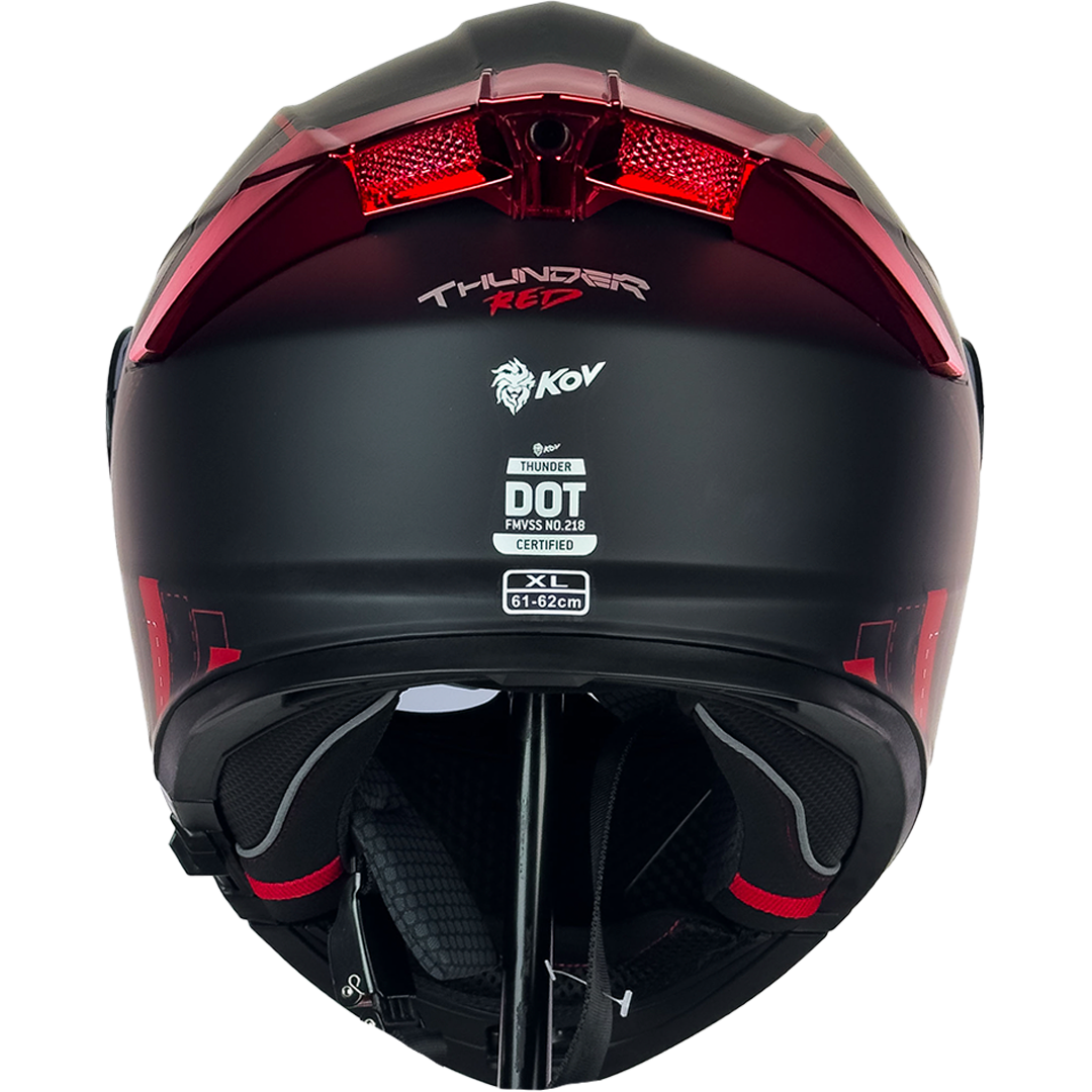 CASCO THUNDER RACING RED Cascos KOV + de motociclista