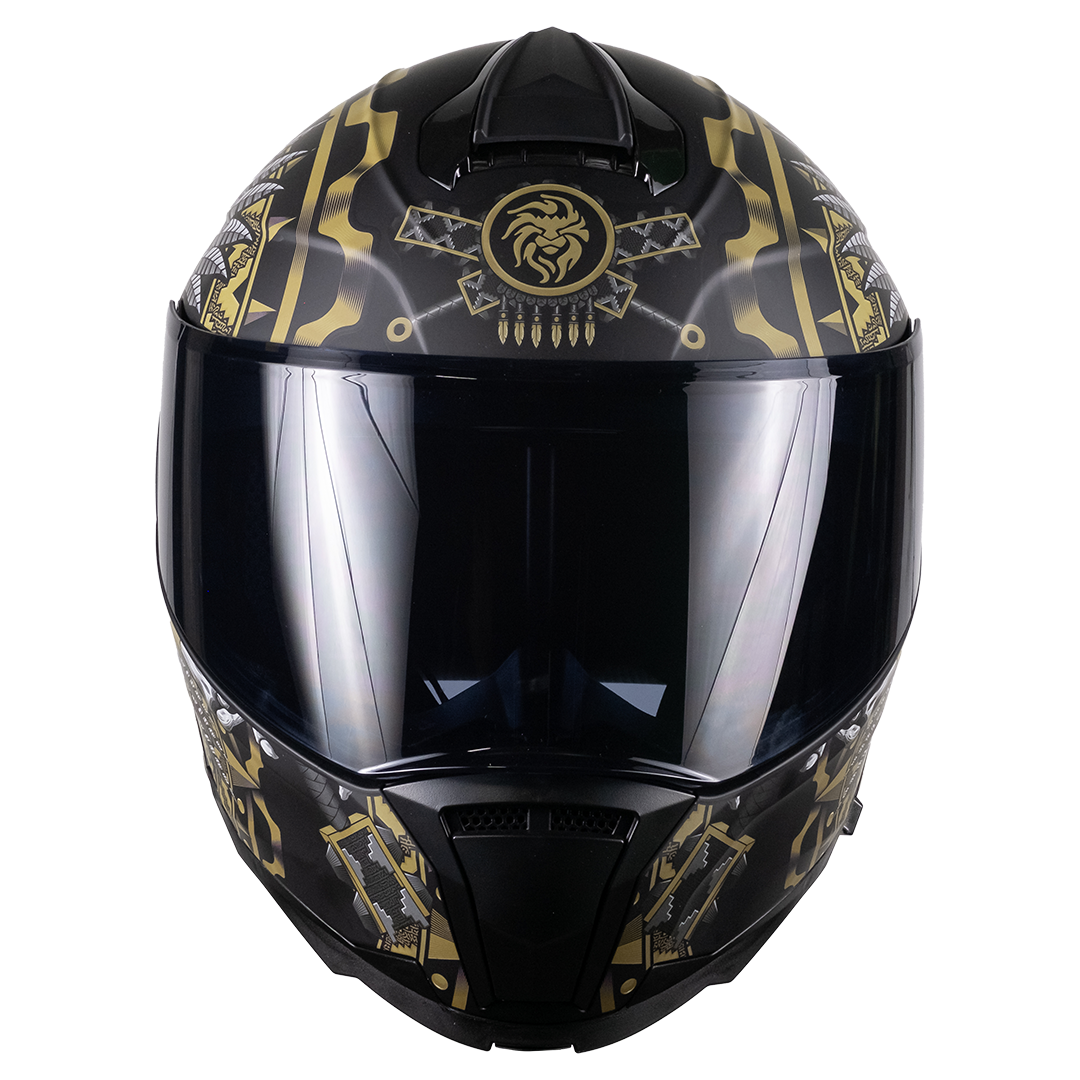 CASCO LITIO OBSIDIAN DORADO Cascos KOV + de motociclista