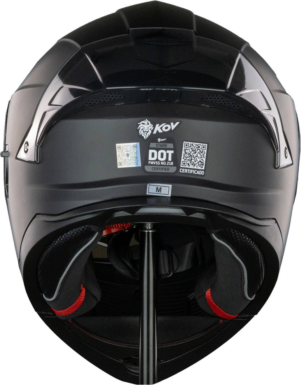 CASCO STARK NEGRO MATE Cascos KOV + de motociclista