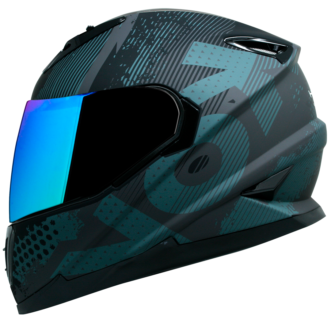 CASCO VENENO MATCH ONE NEGRO Cascos KOV + de motociclista