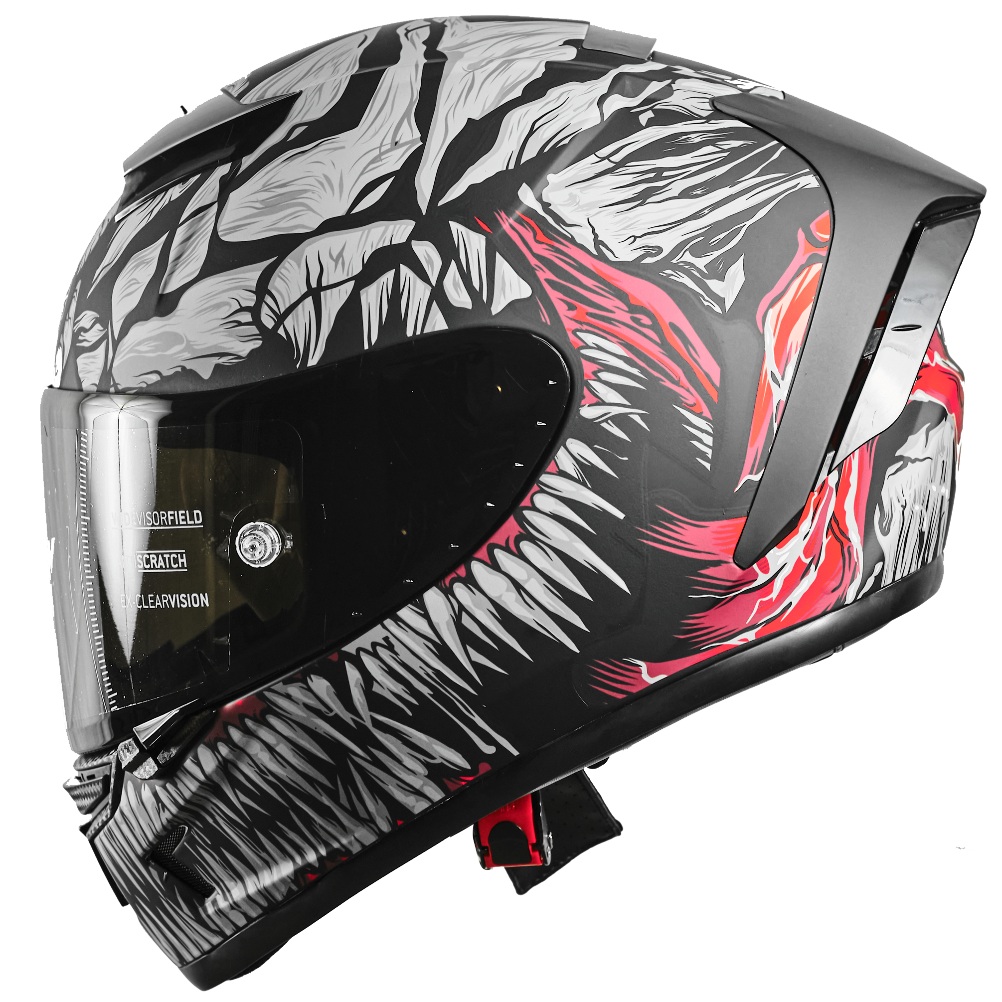 CASCO AIRCUT CARNIVOR NEGRO Cascos KOV + de motociclista