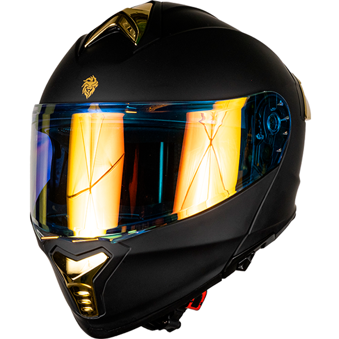 CASCO THUNDER DORADO Cascos KOV + de motociclista