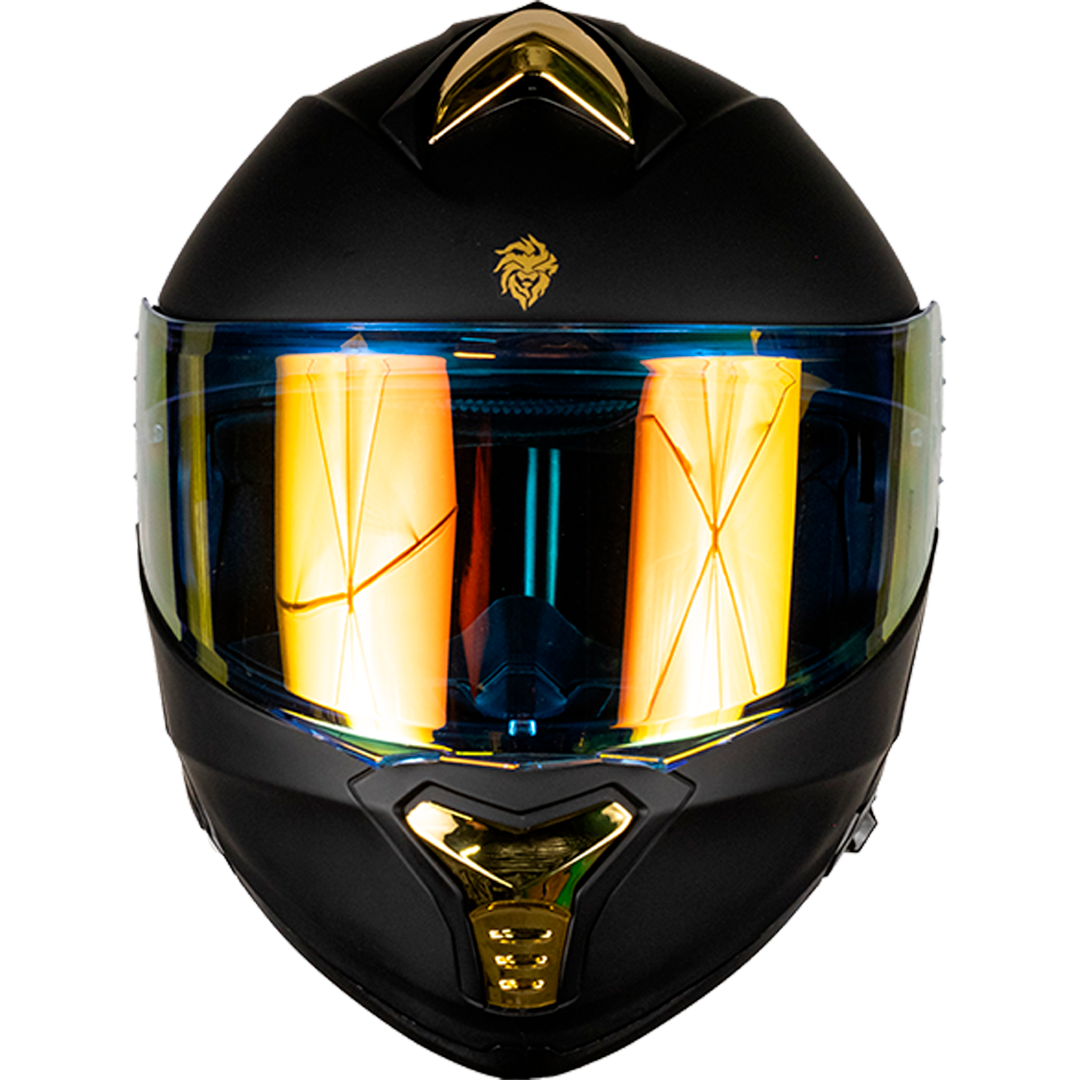 CASCO THUNDER DORADO Cascos KOV + de motociclista