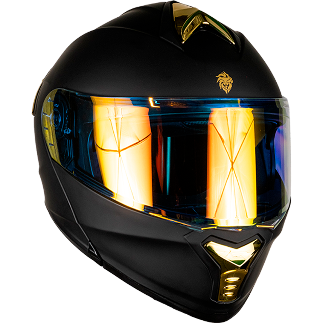 CASCO THUNDER DORADO Cascos KOV + de motociclista