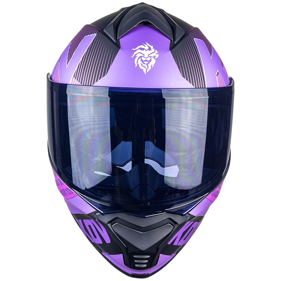 CASCO THUNDER FLOW MORADO Cascos KOV + de motociclista