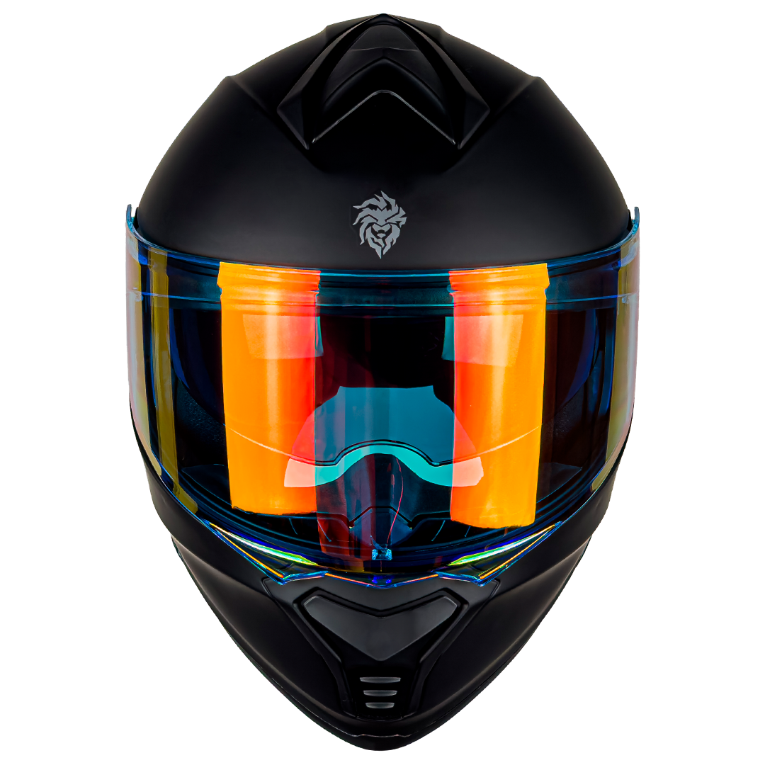 CASCO THUNDER NEGRO MATE CON LUZ LED Cascos KOV + de motociclista