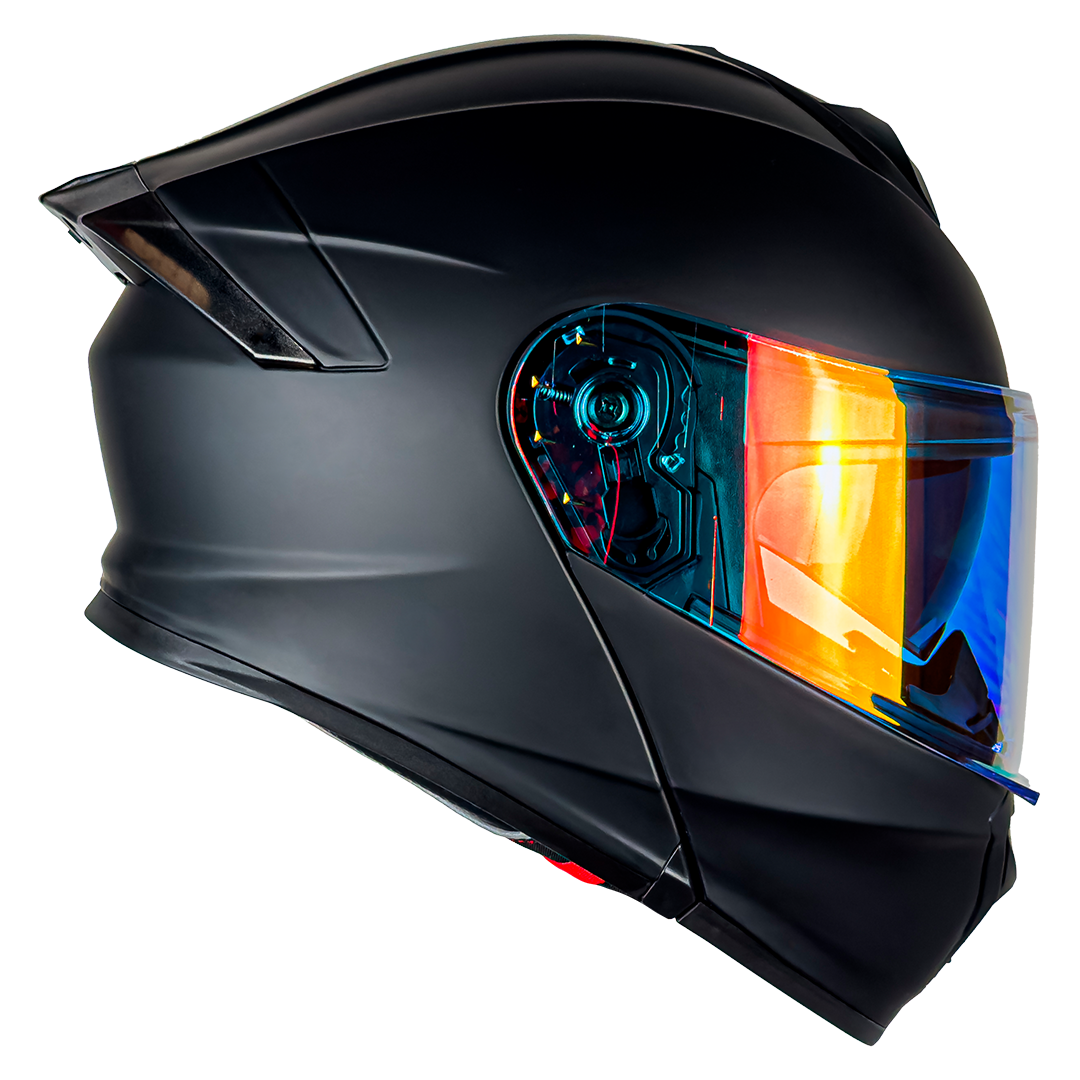 CASCO THUNDER NEGRO MATE CON LUZ LED Cascos KOV + de motociclista
