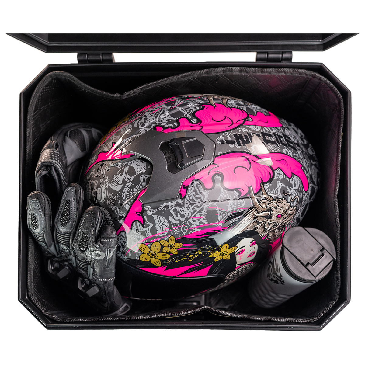 MALETERO TOP CASE SILVER CON RESPALDO 45 L Accesorios KOV + de motociclista