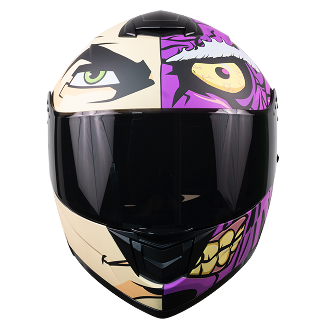 CASCO ZERO DC TWO FACES MORADO Cascos KOV + de motociclista