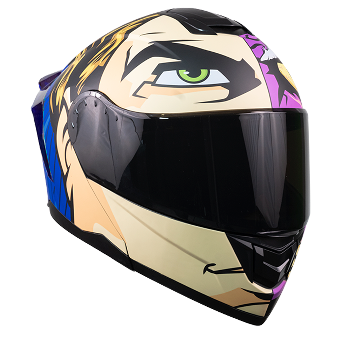 CASCO ZERO DC TWO FACES MORADO Cascos KOV + de motociclista