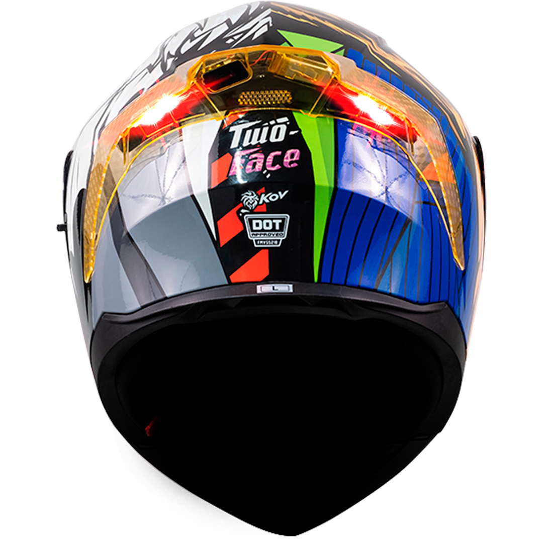 CASCO ZERO DC TWO FACES ROJO Cascos KOV + de motociclista