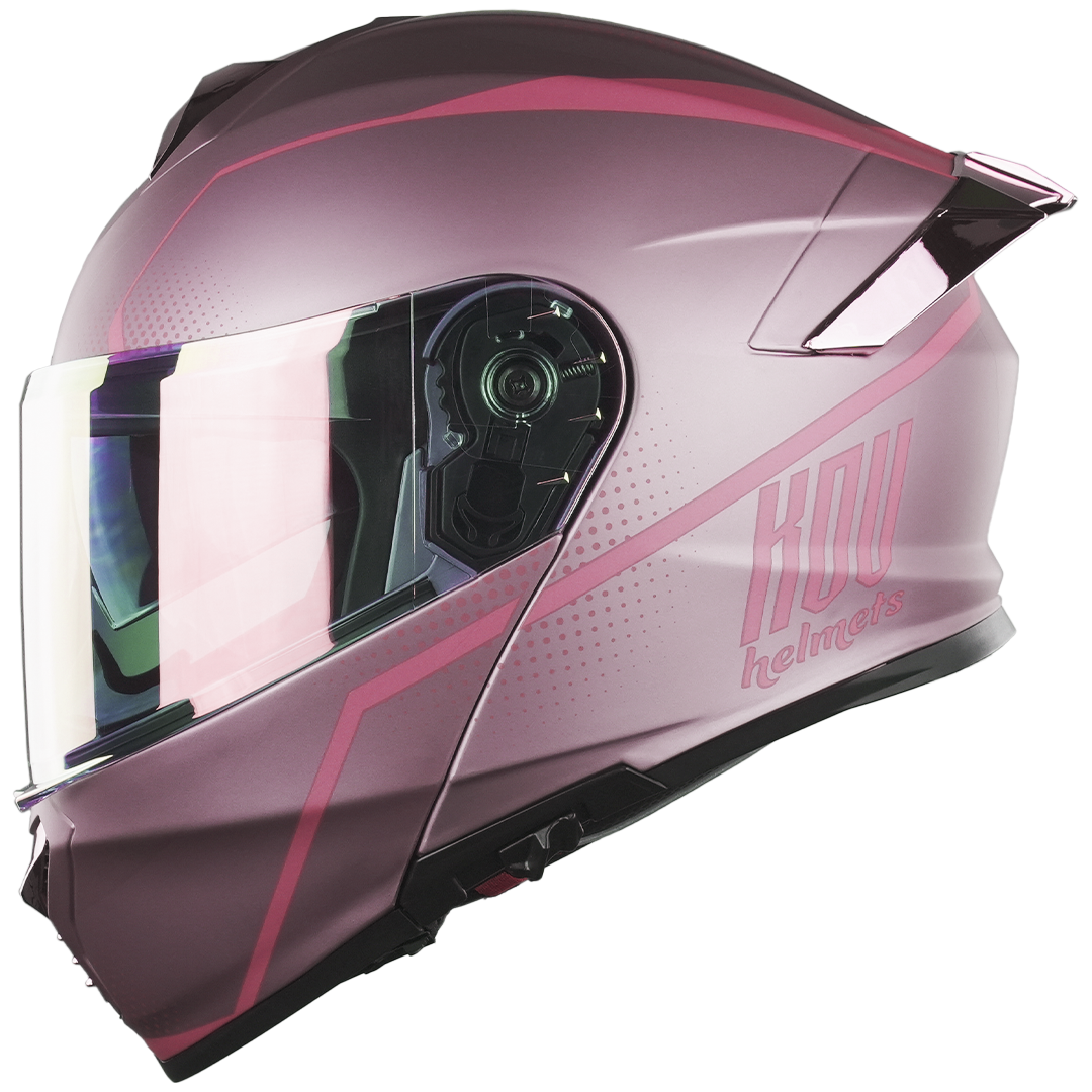 CASCO THUNDER WAVES ROSA (Copia) Cascos KOV + de motociclista
