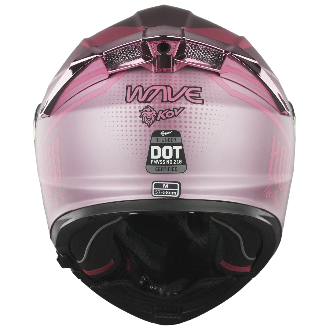 CASCO THUNDER WAVES ROSA (Copia) Cascos KOV + de motociclista