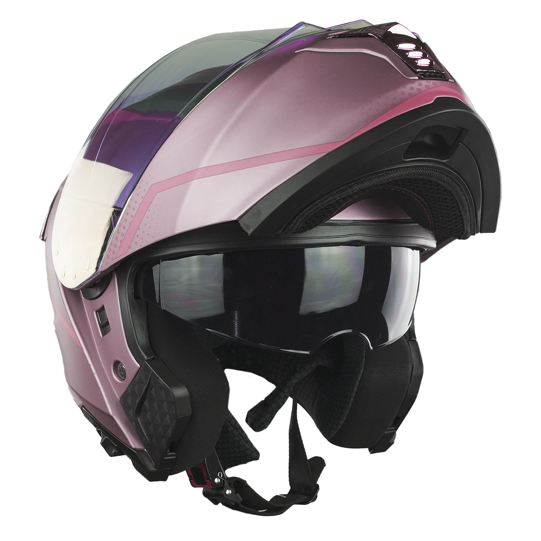 CASCO THUNDER WAVES ROSA (Copia) Cascos KOV + de motociclista