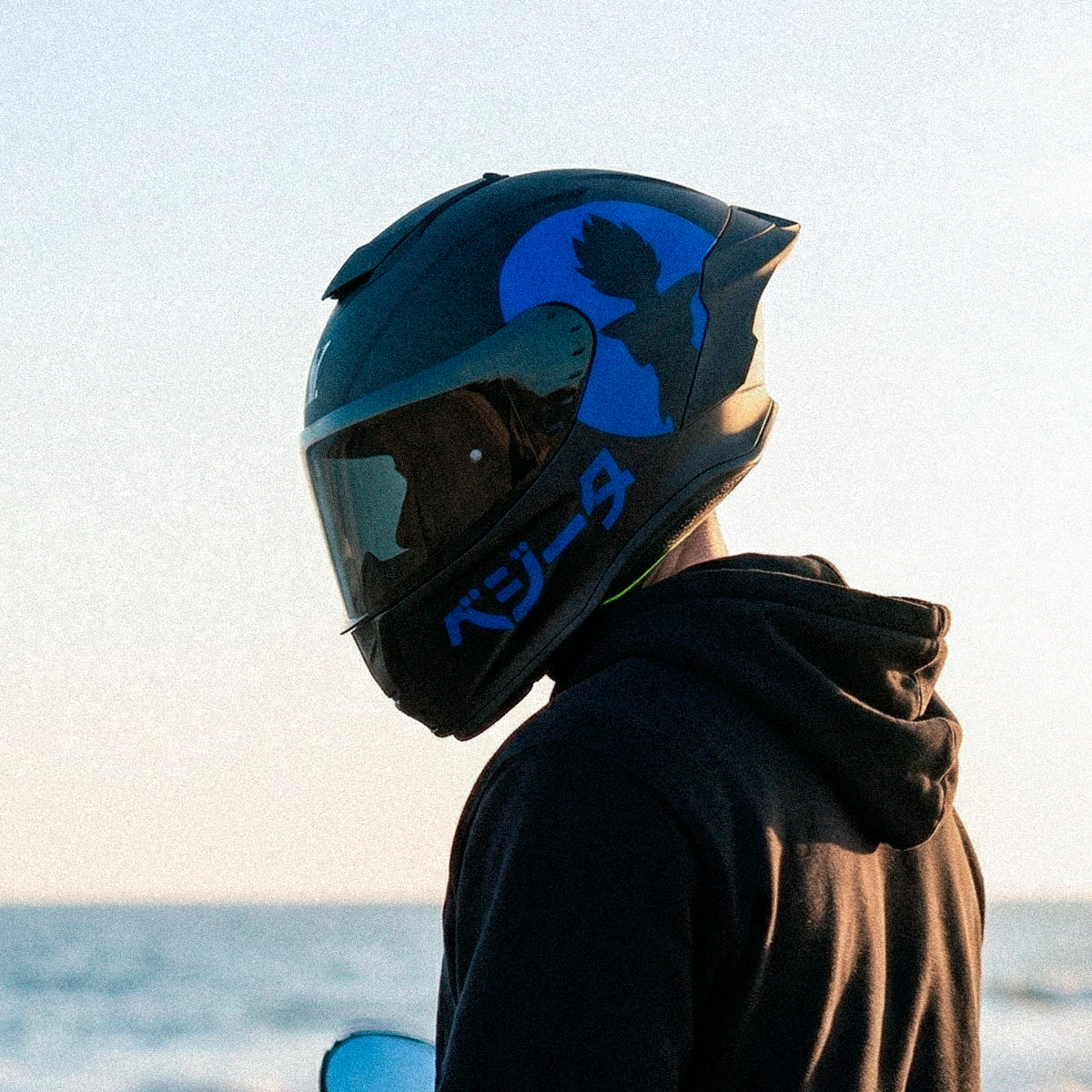 CASCO BUSTER VEGETA DRAGON BALL Z Cascos KOV + de motociclista