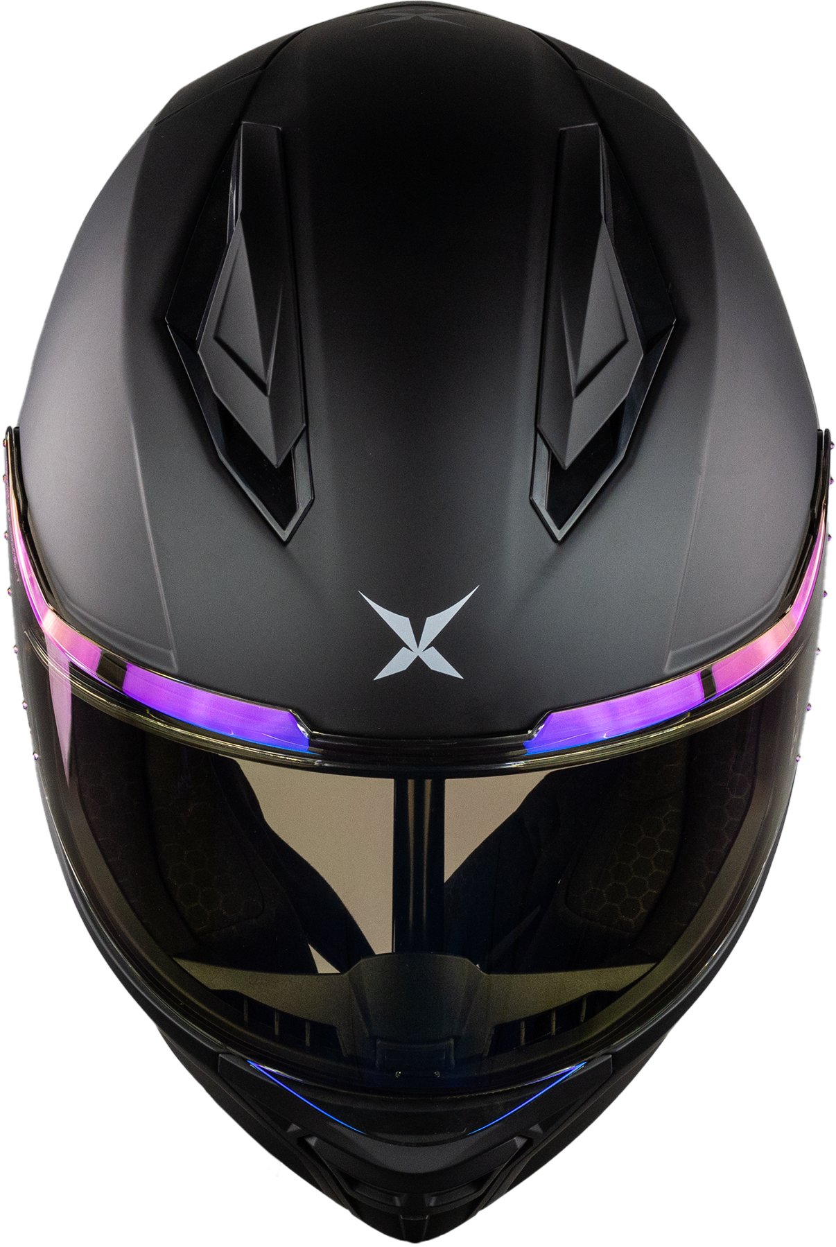 CASCO VELUX NEGRO MATE Cascos X-KOV + de motociclista