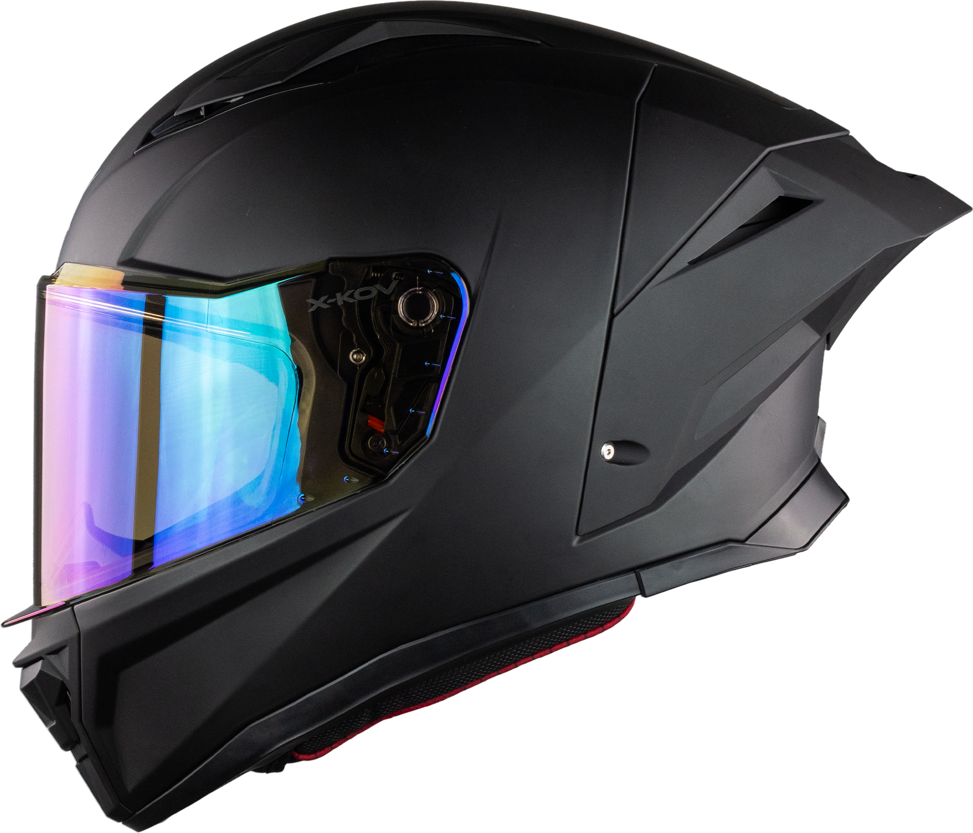 CASCO VELUX NEGRO MATE Cascos X-KOV + de motociclista