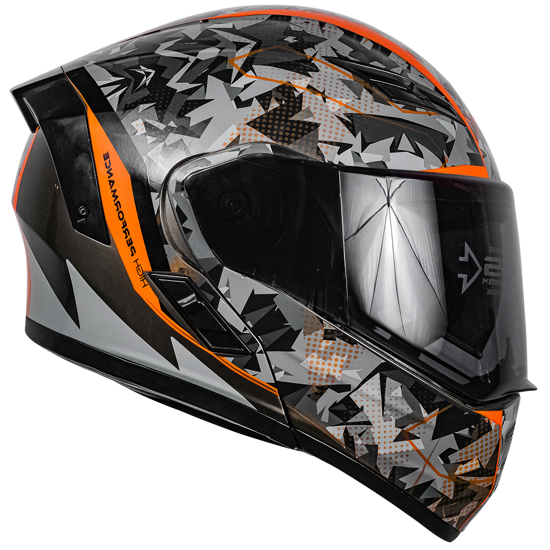 CASCO NÉBULA WRAP NARANJA Cascos KOV + de motociclista