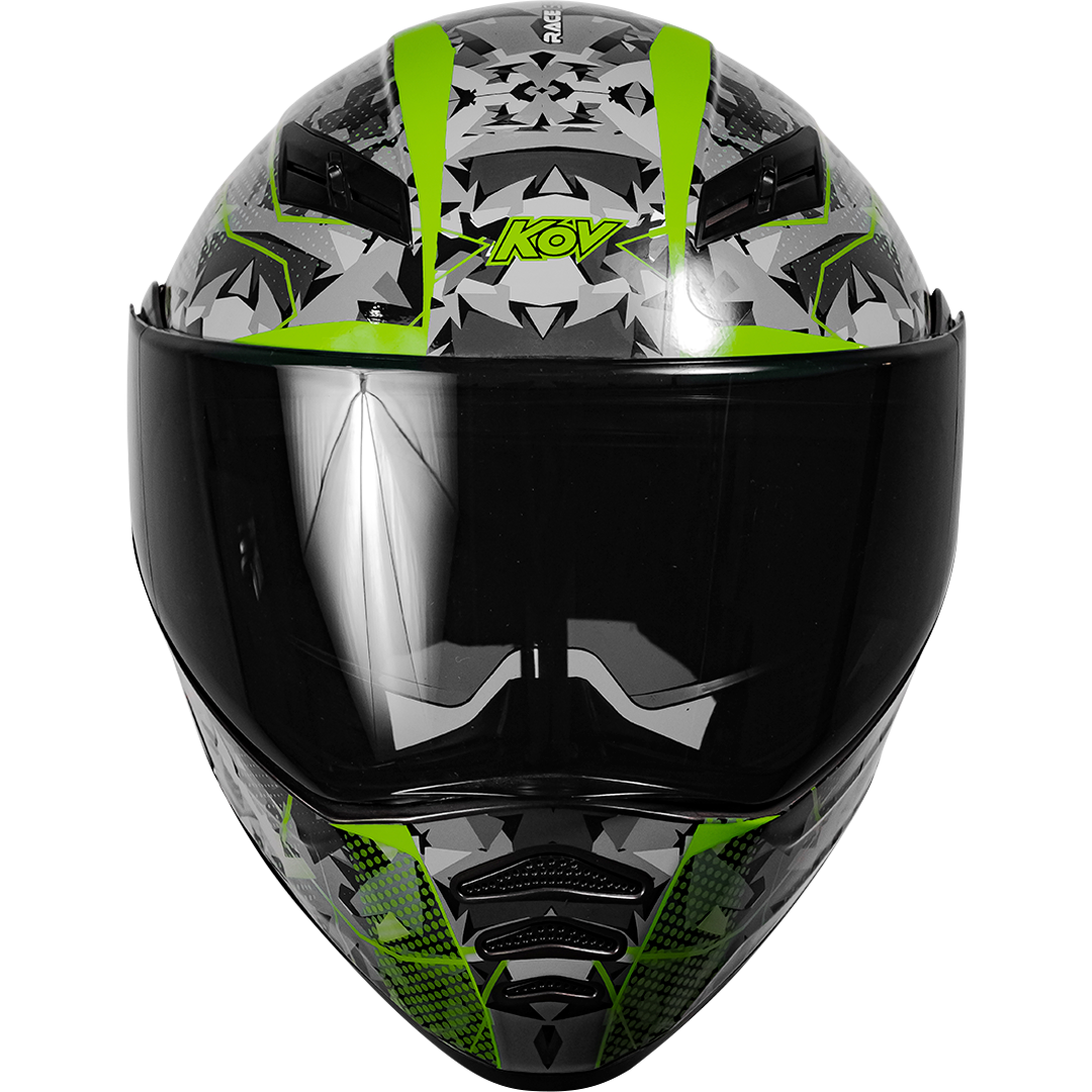 CASCO NÉBULA WRAP VERDE Cascos KOV + de motociclista