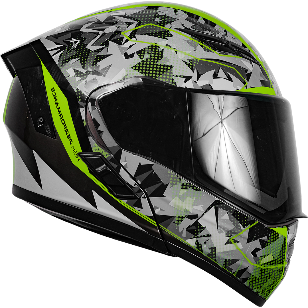 CASCO NÉBULA WRAP VERDE Cascos KOV + de motociclista