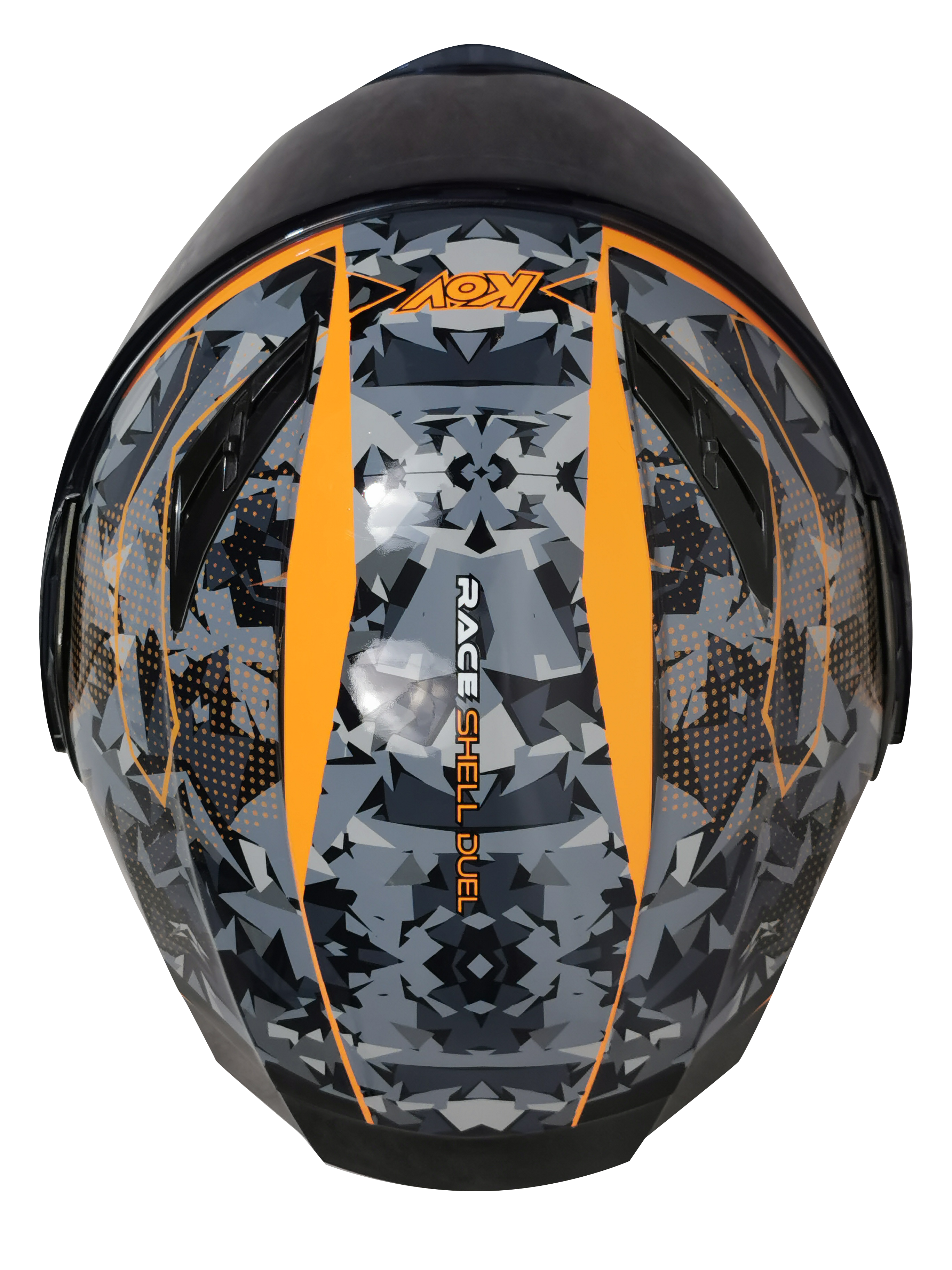 CASCO NÉBULA WRAP NARANJA Cascos KOV + de motociclista
