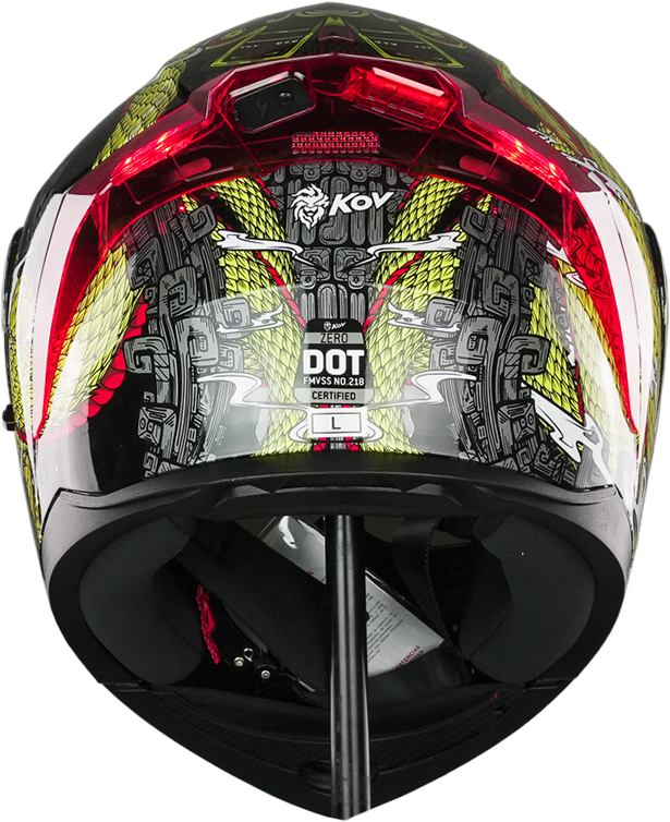 CASCO THUNDER QUETZALCOATL DORADO Cascos KOV + de motociclista