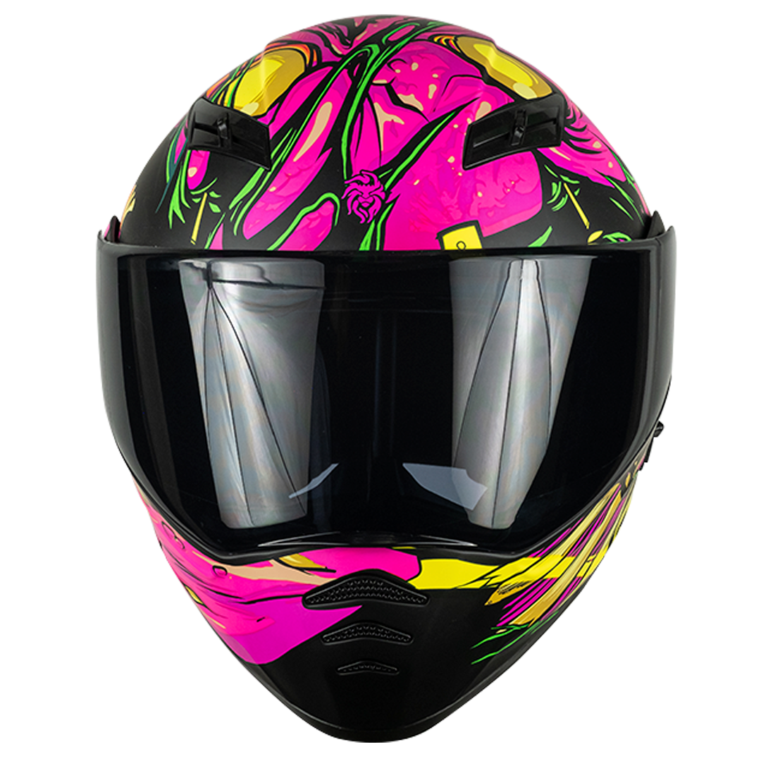 CASCO ESTELAR ZOMBIE ROSA Cascos KOV + de motociclista