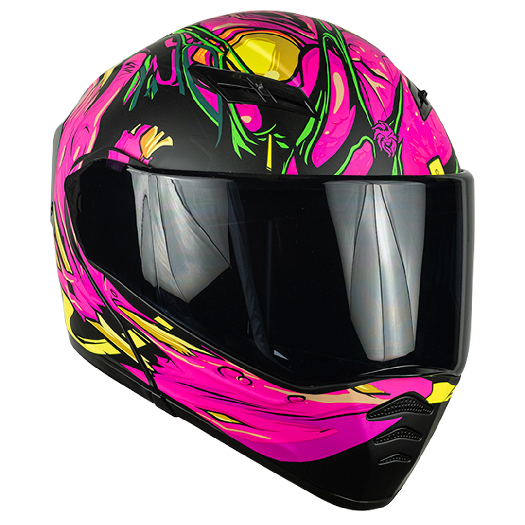 CASCO ESTELAR ZOMBIE ROSA Cascos KOV + de motociclista