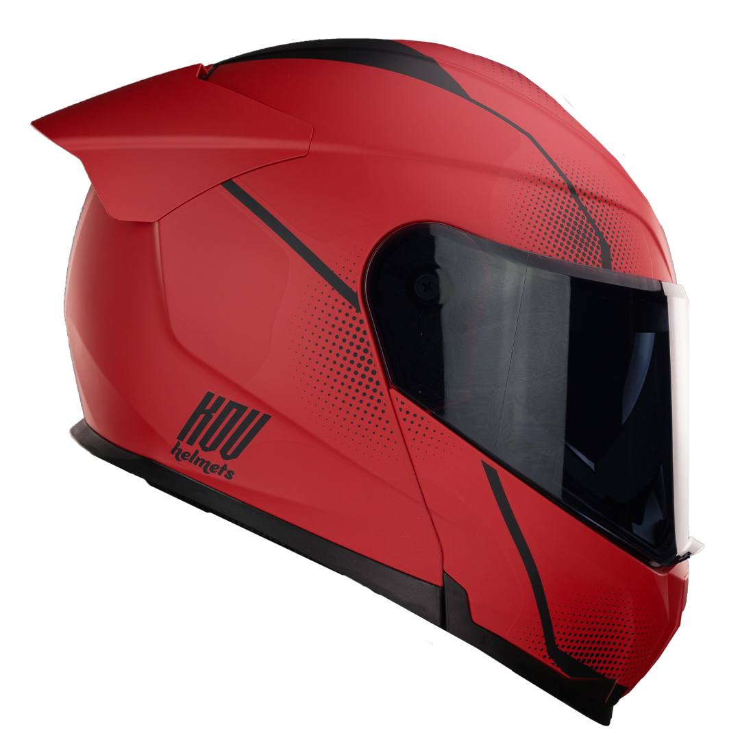 CASCO LITIO ZURF ROJO Cascos KOV + de motociclista