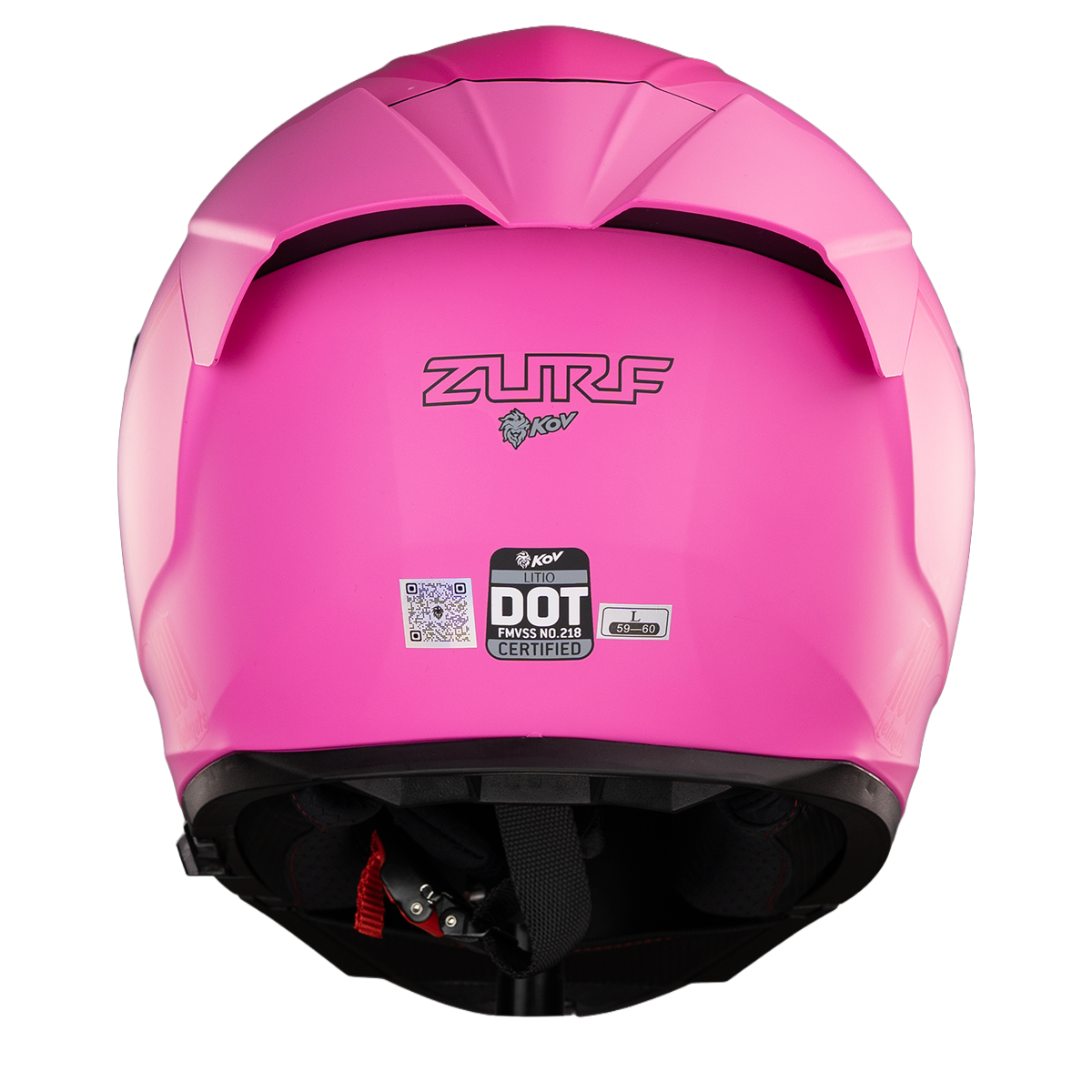 CASCO LITIO ZURF ROSA KOV + de motociclista