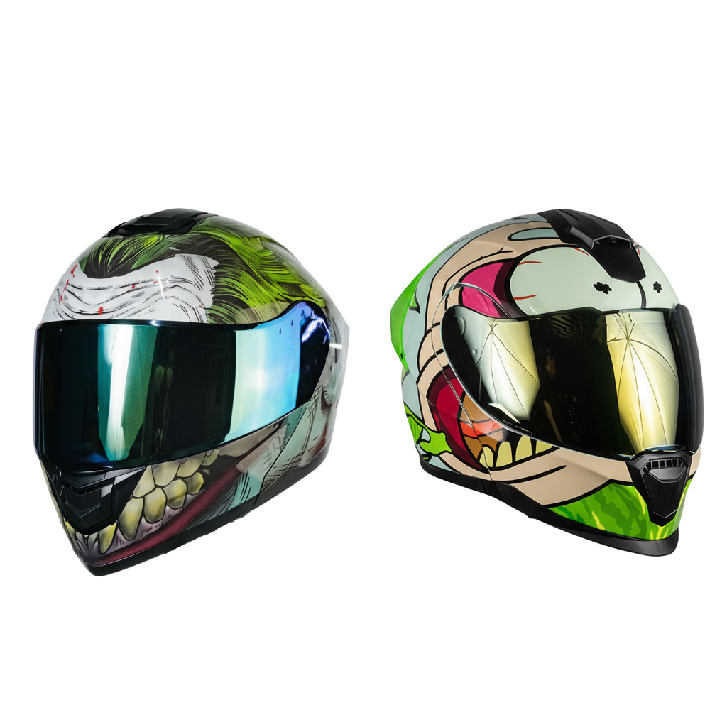 KIT DUO DOT: JOCKER & RICK FACE Kit KOV + de motociclista