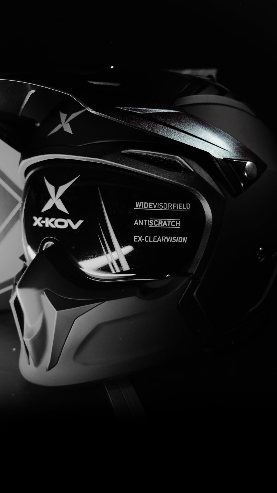 cascos de motociclista modulares kov