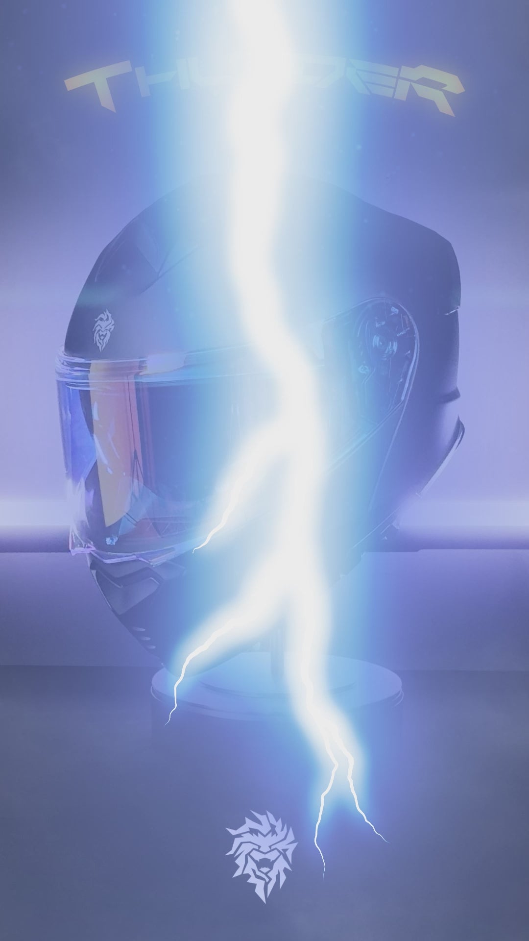 CASCO THUNDER NEGRO MATE CON LUZ LED Cascos KOV + de motociclista