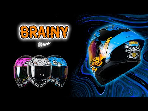 CASCO ZERO RUSH BRAINY GRIS Cascos KOV + de motociclista