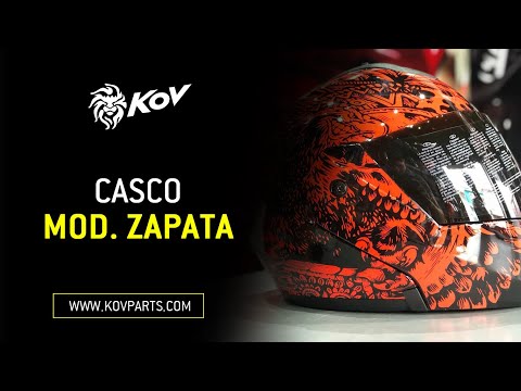CASCO STEALTH ZAPATA ROJO Cascos KOV + de motociclista