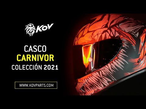 CASCO AIRCUT CARNIVOR NEGRO Cascos KOV + de motociclista