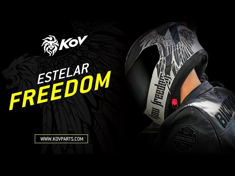 CASCO ESTELAR FREEDOM CON LUZ LED Cascos KOV + de motociclista