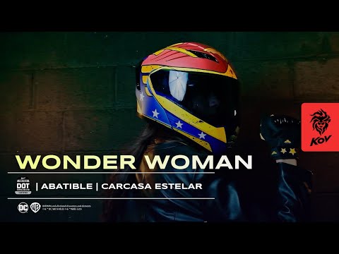 CASCO ESTELAR DC WONDER WOMAN - MUJER MARAVILLA Cascos KOV + de motociclista