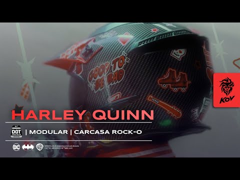 CASCO ROCK-O DC HARLEY QUINN Cascos KOV + de motociclista