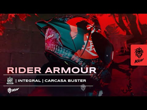 CASCO BUSTER RIDER ARMOUR Cascos KOV + de motociclista