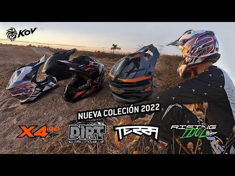 CASCO CROSS DIRT Cascos KOV + de motociclista